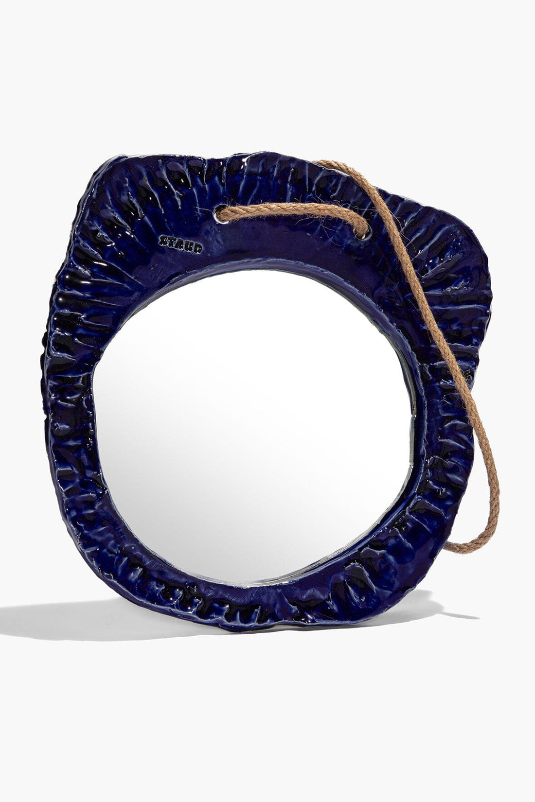 Hanging Wall Mirror | Indigo Glaze — 1