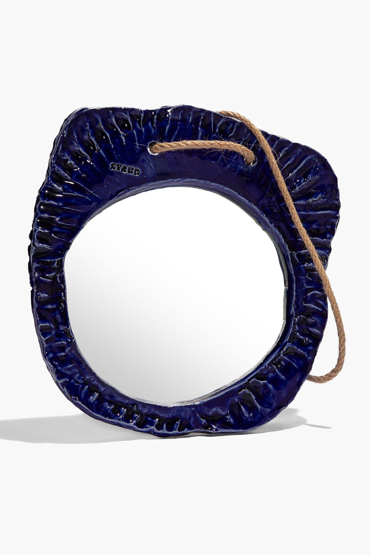 Hanging Wall Mirror | Indigo Glaze — 2