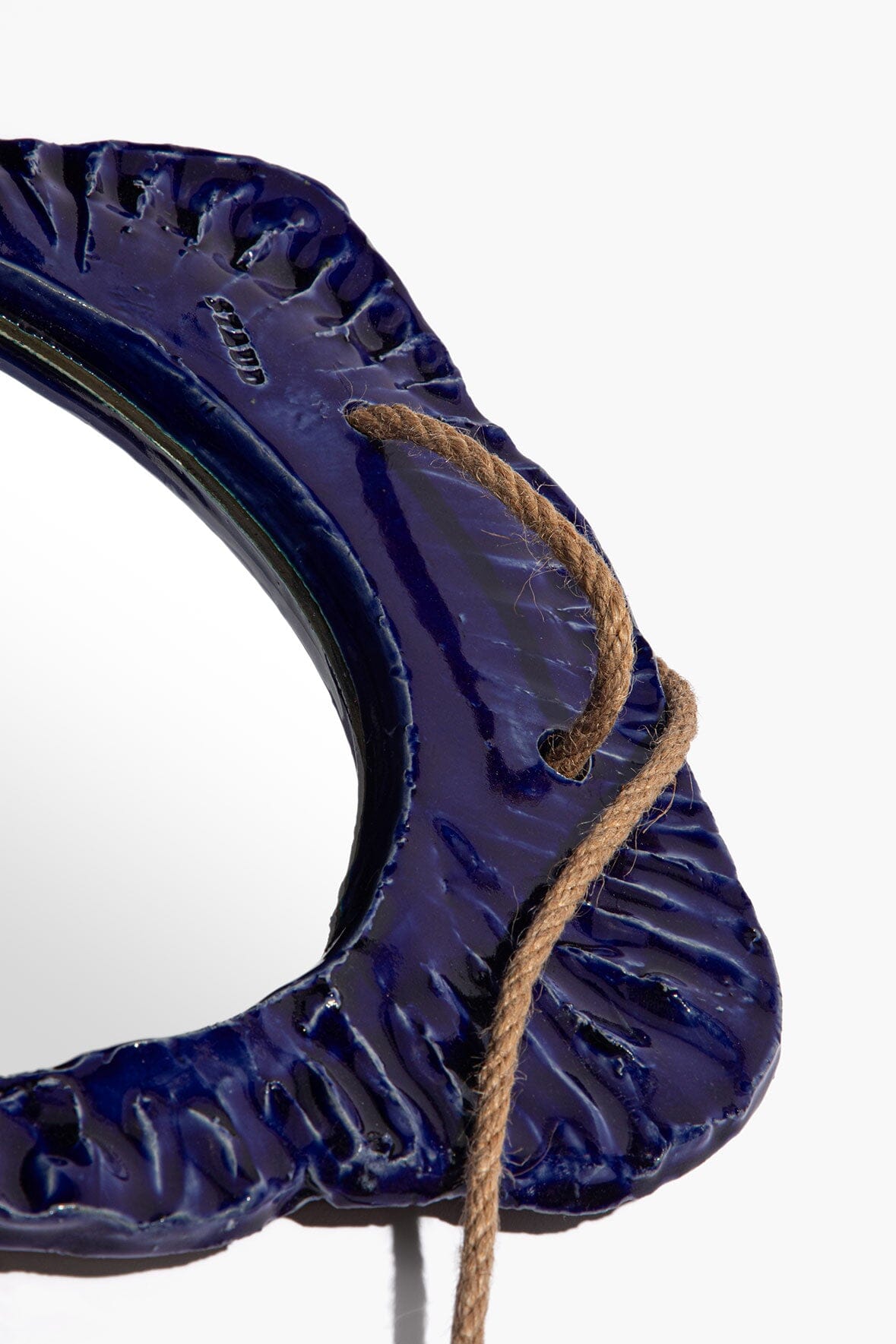 Hanging Wall Mirror | Indigo Glaze — 3