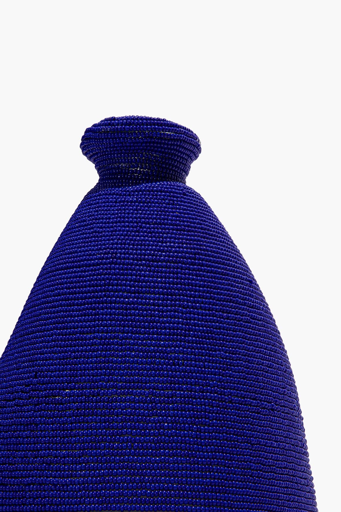 Hand-Beaded Vase | Blue — 3