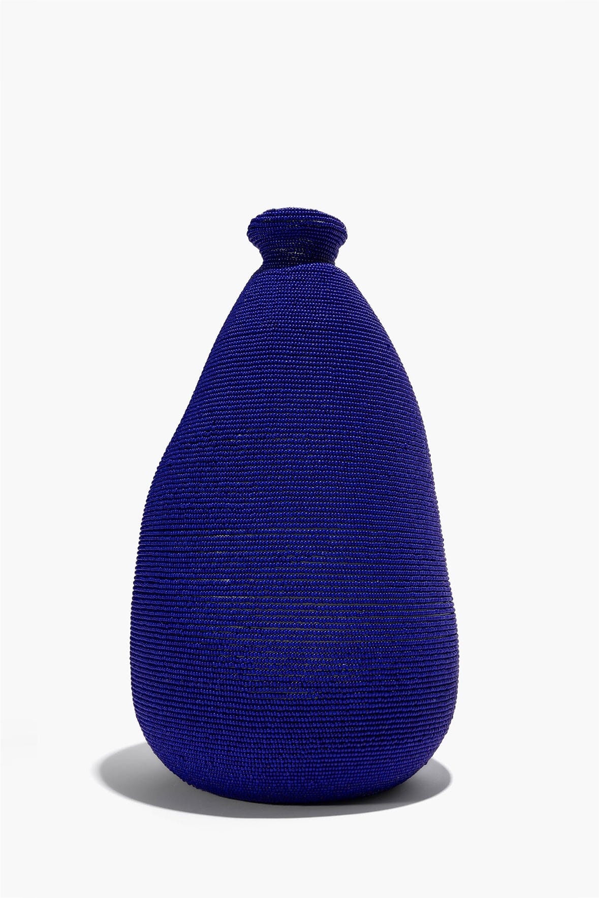 Hand-Beaded Vase | Blue — 1