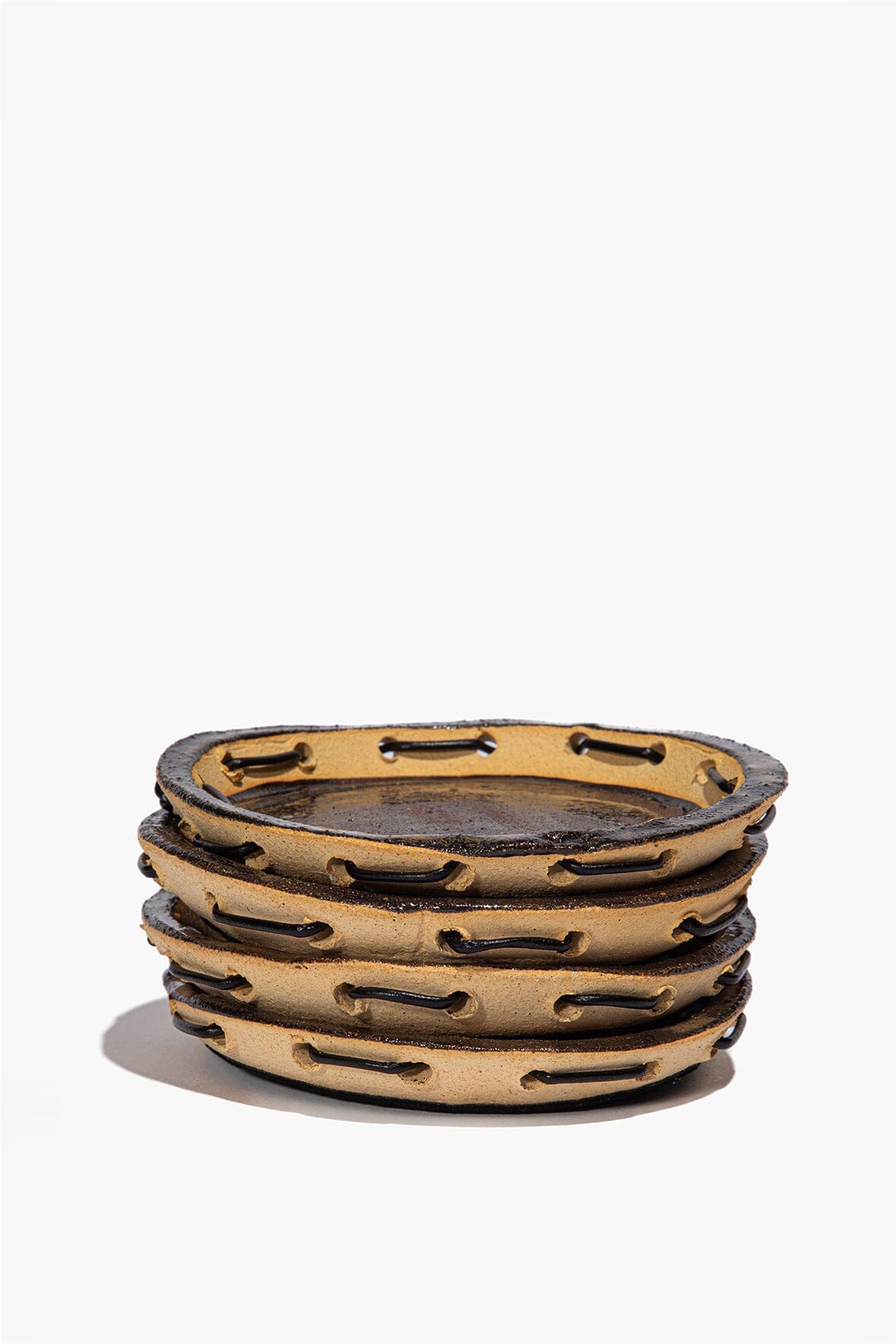 Coaster Set | Ceramic Leather — 1