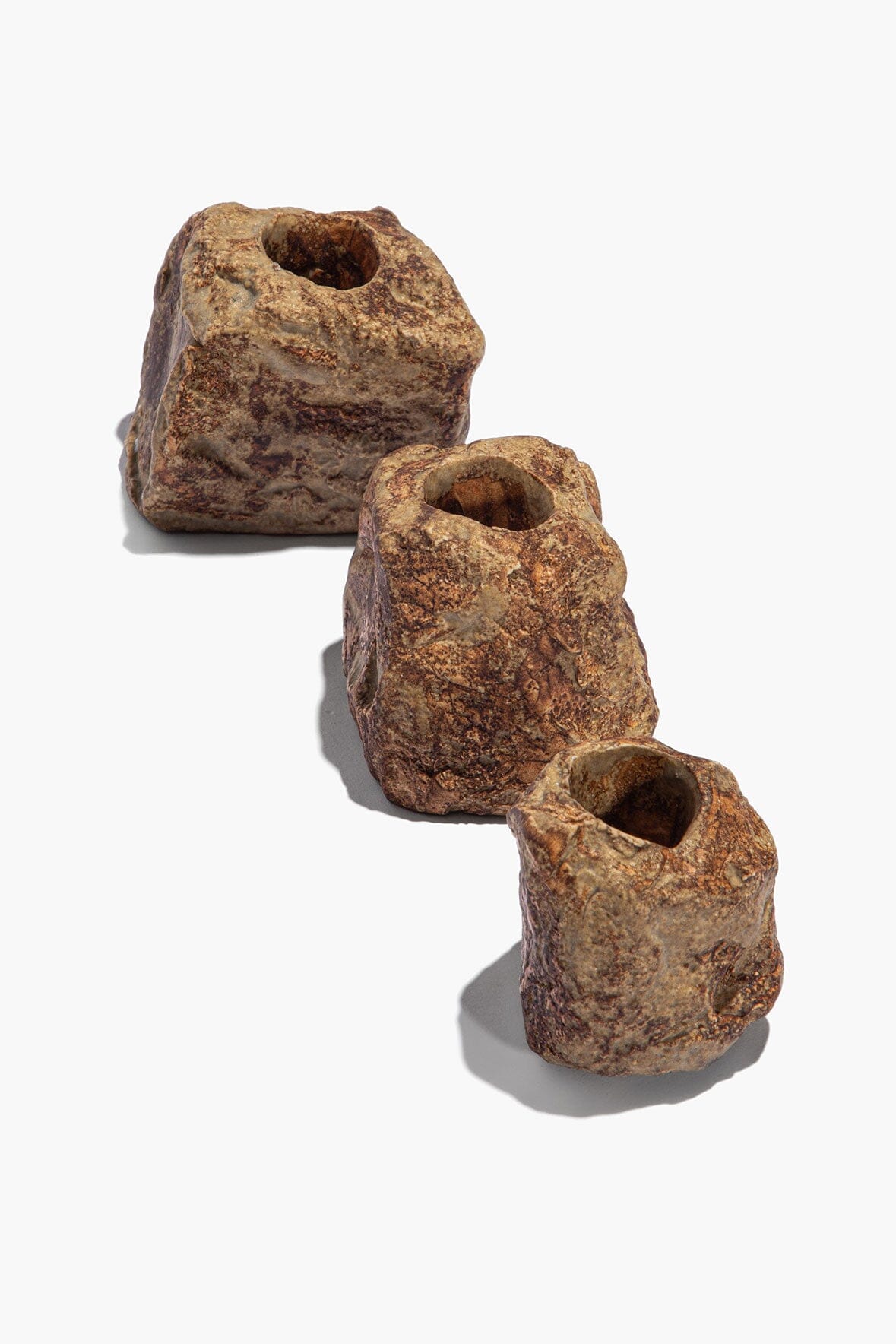 Candlestick Set | Organic Rock — 4
