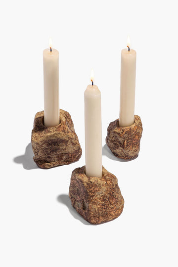 Candlestick Set | Organic Rock — 1