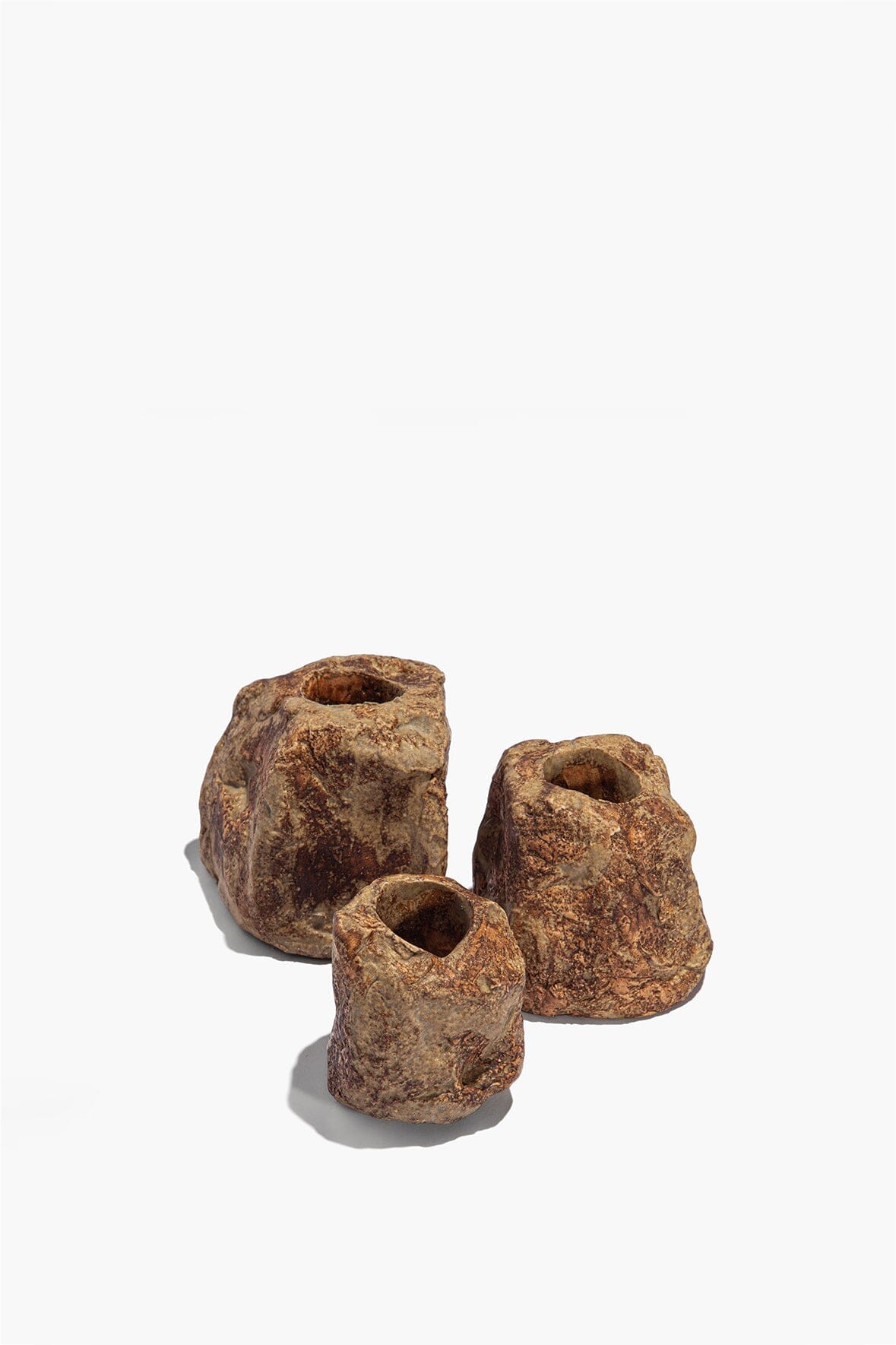 Candlestick Set | Organic Rock — 2