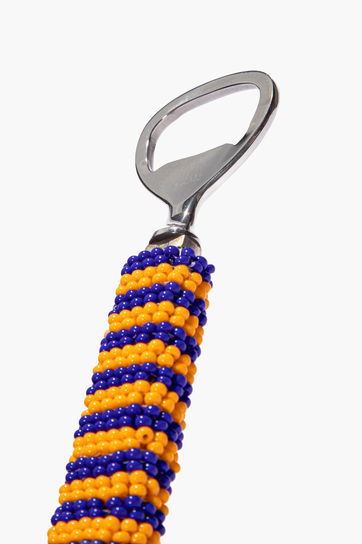 Beaded Whiskey Bar Set | Blue Stripe — 4