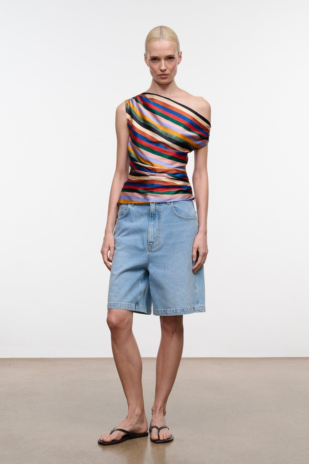 Phare Silk Top | Artist Stripe — 2