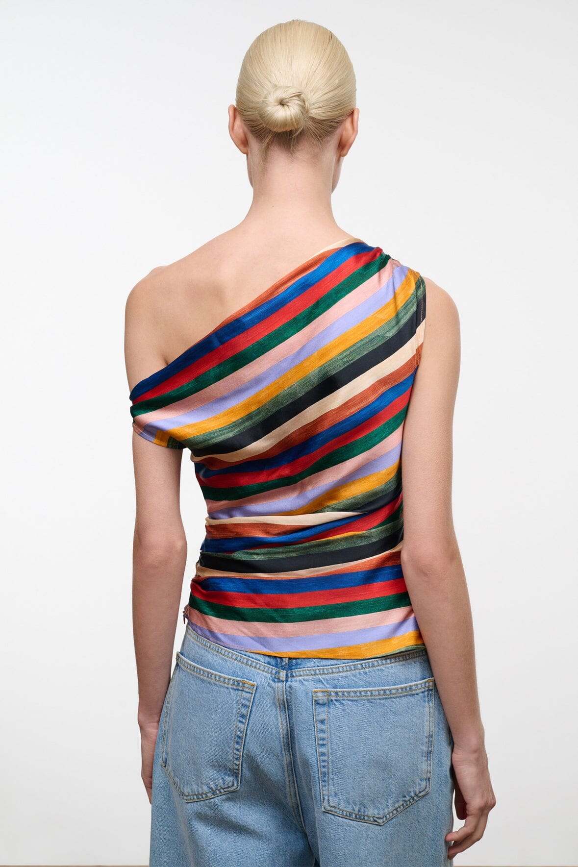 Phare Silk Top | Artist Stripe — 3