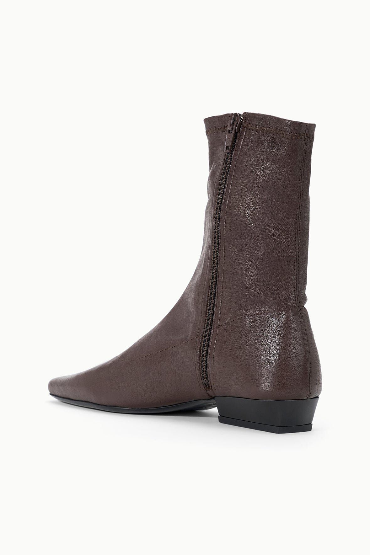 Wally Sock Flat Ankle Boot | Espresso — 3