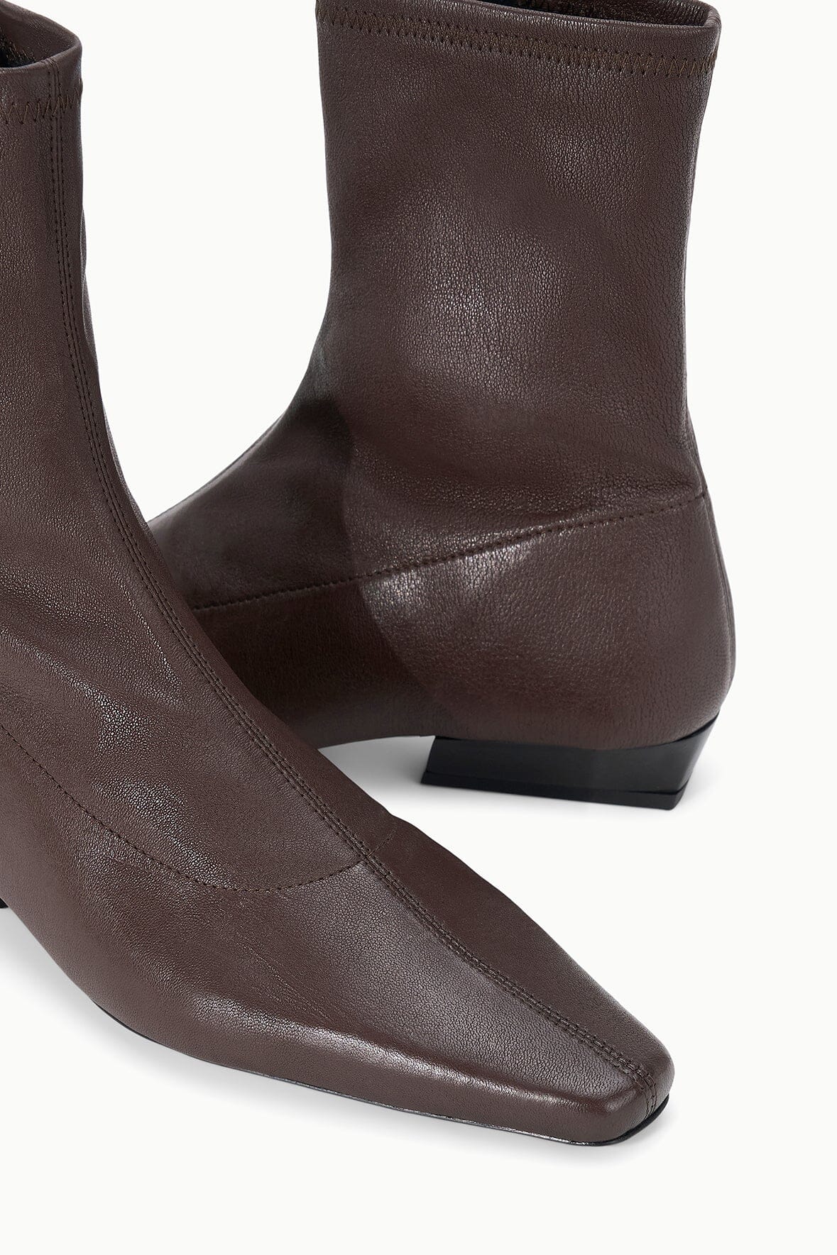 Wally Sock Flat Ankle Boot | Espresso — 4