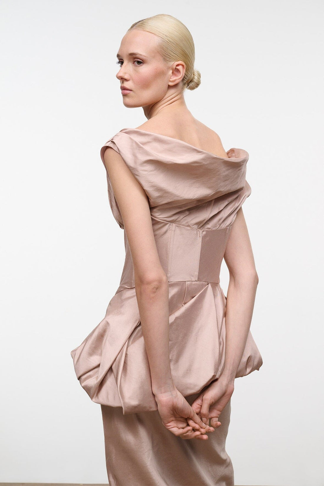 Fabianne Silk Top | Sandrose — 1