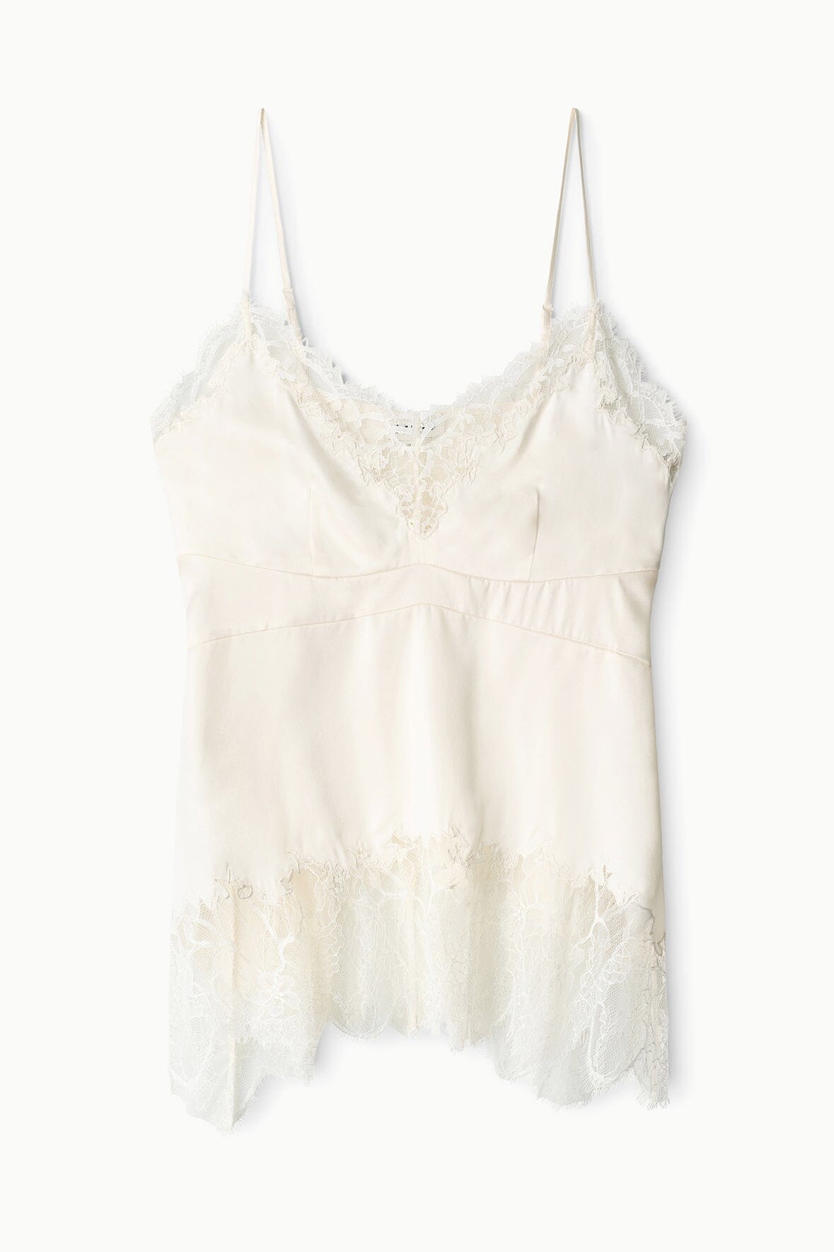 Lina Silk Top | Ivory — 6