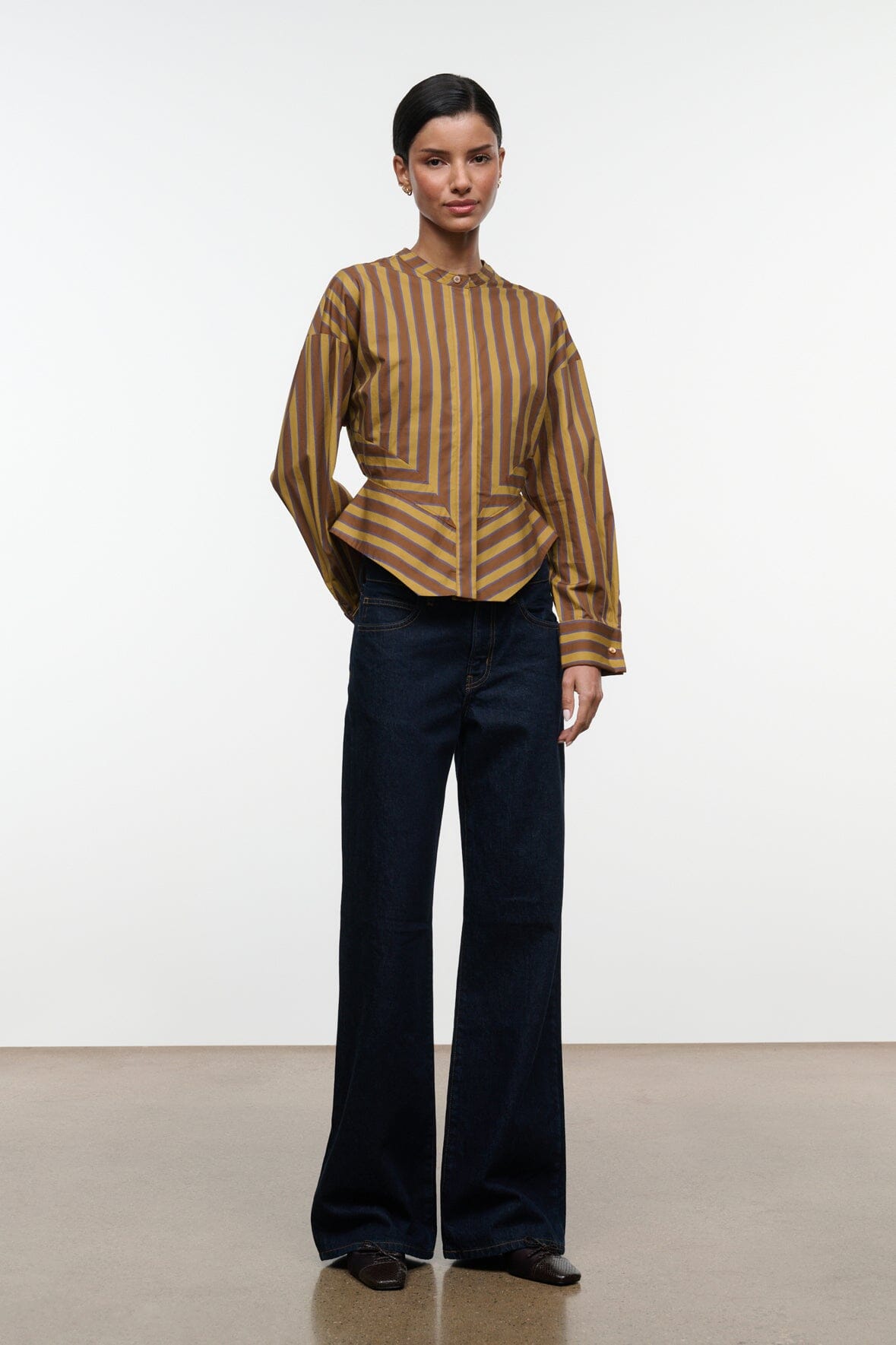 Rhys Top | Cigar Stripe — 5