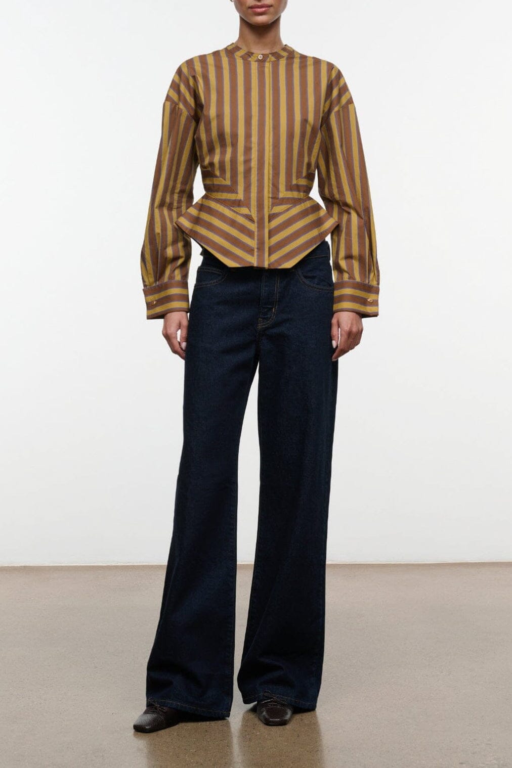 Rhys Top | Cigar Stripe — 2