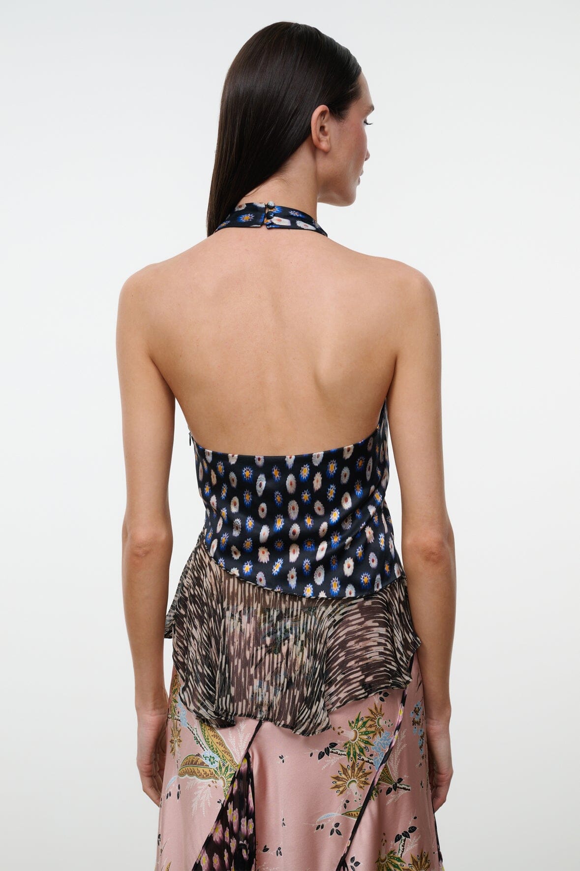 Maeva Silk Top | Glasswork Multi — 3