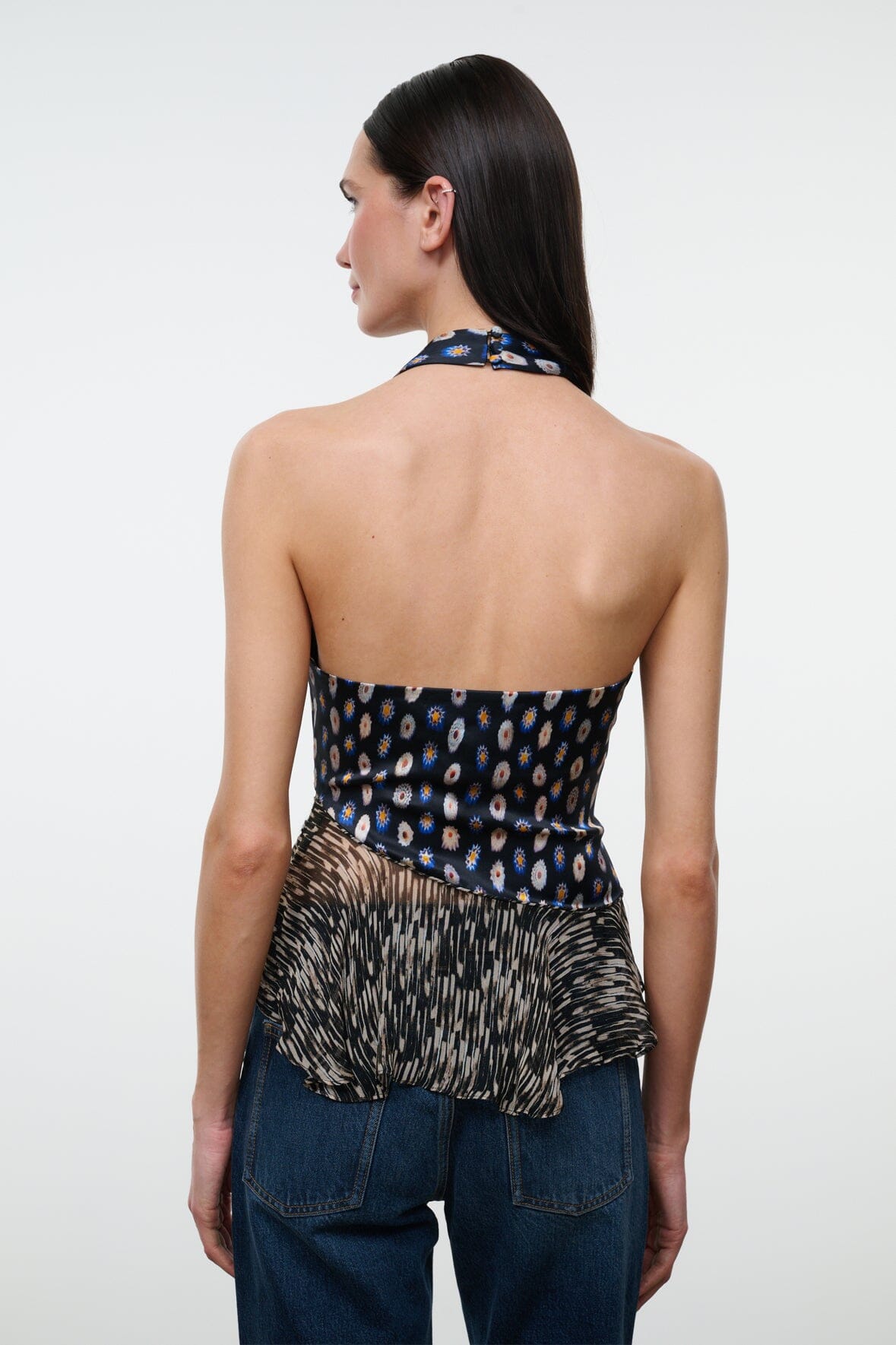 Maeva Silk Top | Glasswork Multi — 8