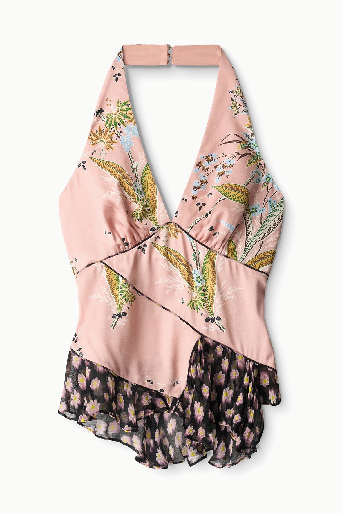 Maeva Silk Top | Tapestry Rose Multi — 4