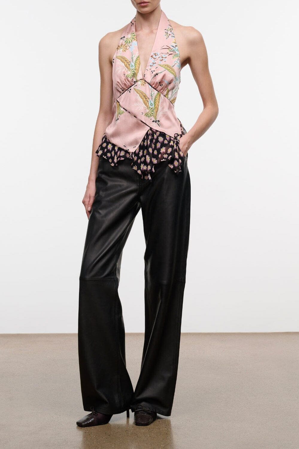 Maeva Silk Top | Tapestry Rose Multi — 1