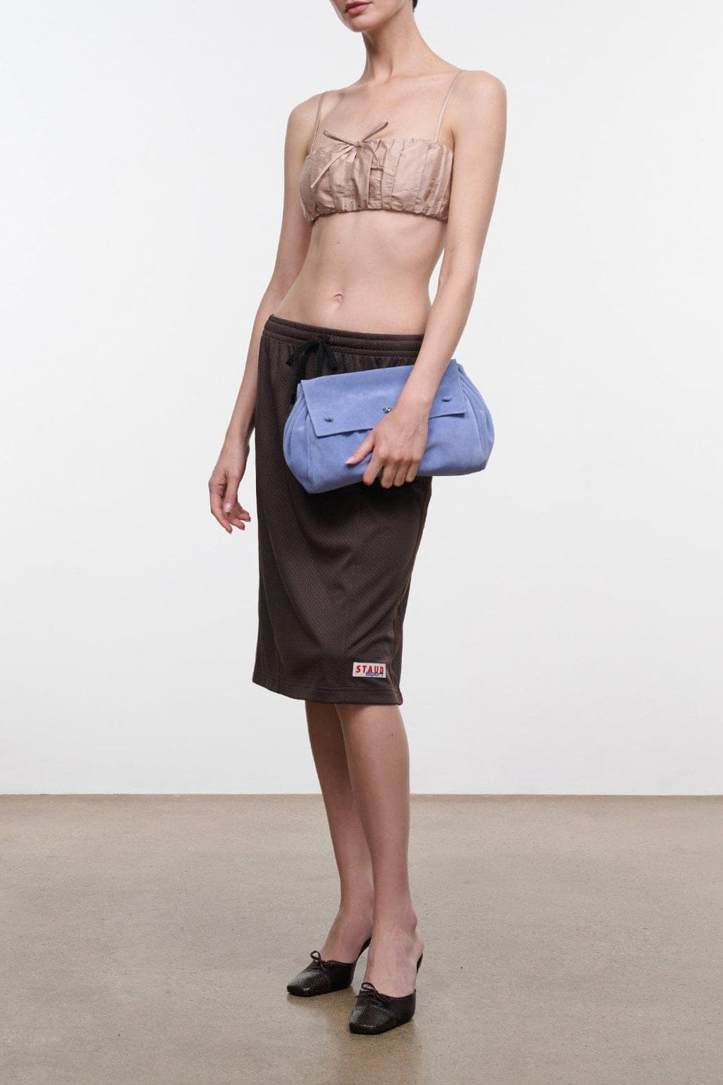Sade Silk Top | Sandrose — 1