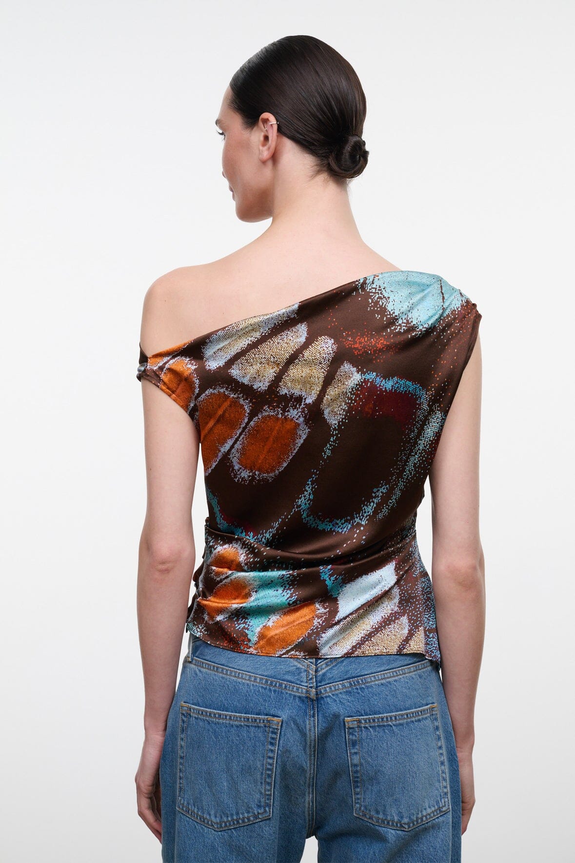 Phare Silk Top | Butterfly Sky — 3
