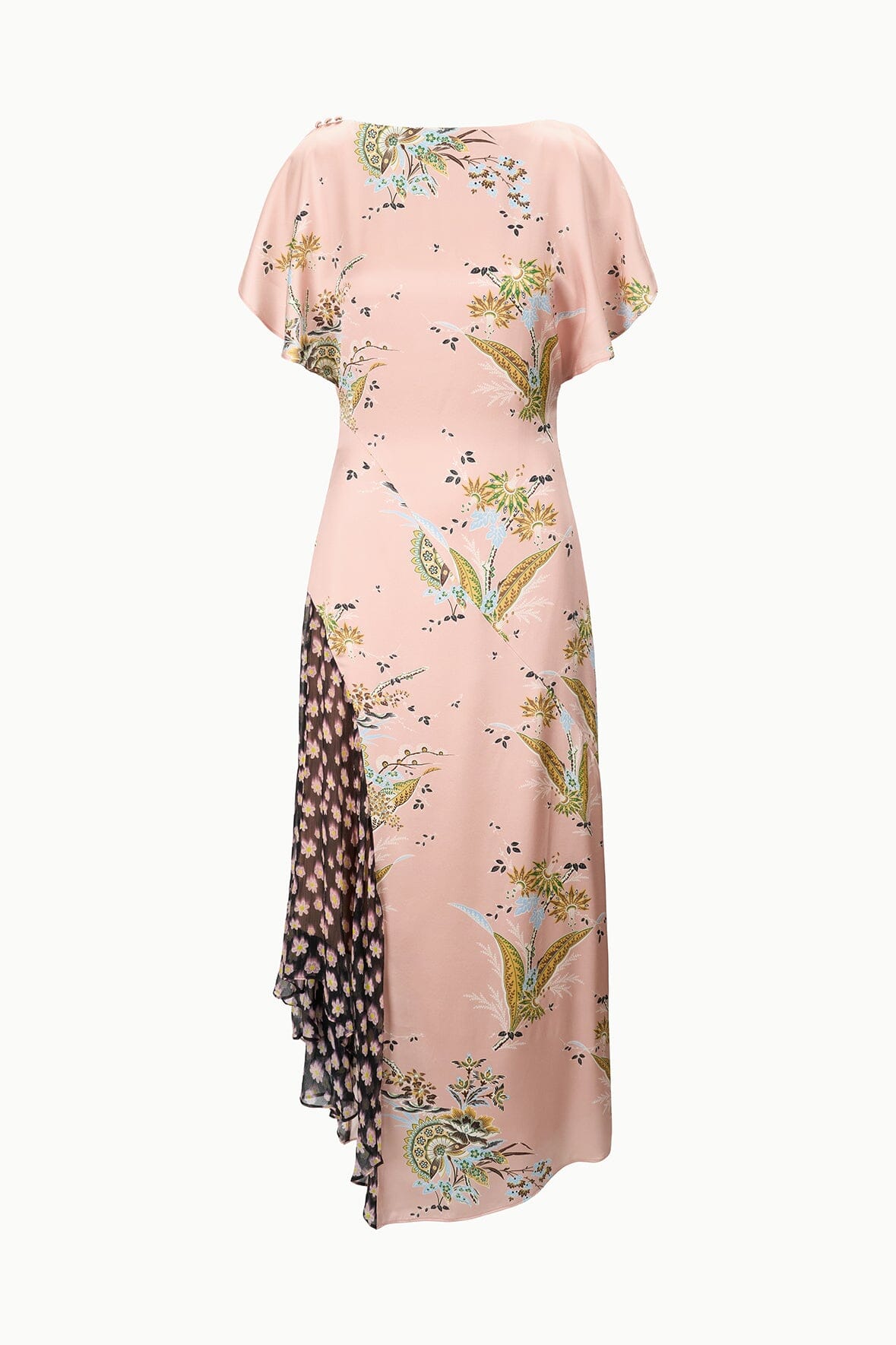 Fawn Silk Dress | Tapestry Rose Multi — 6