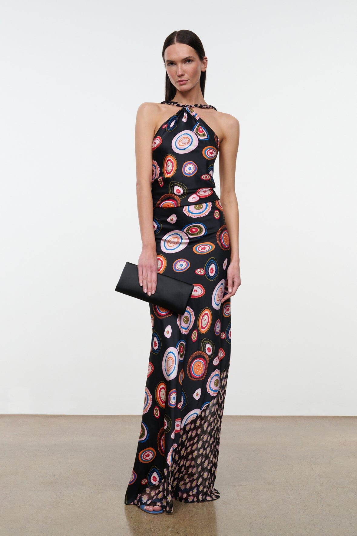 Charli Silk Dress | Millefiore Multi — 2