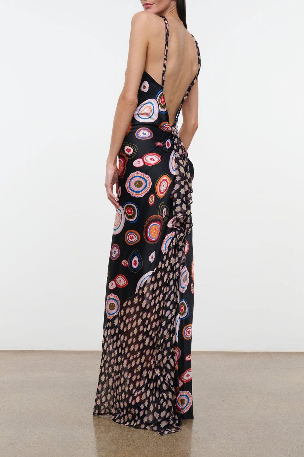 Charli Silk Dress | Millefiore Multi — 1