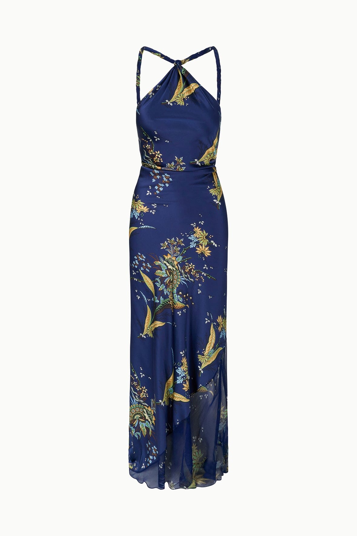 Charli Silk Dress | Tapestry Midnight — 9