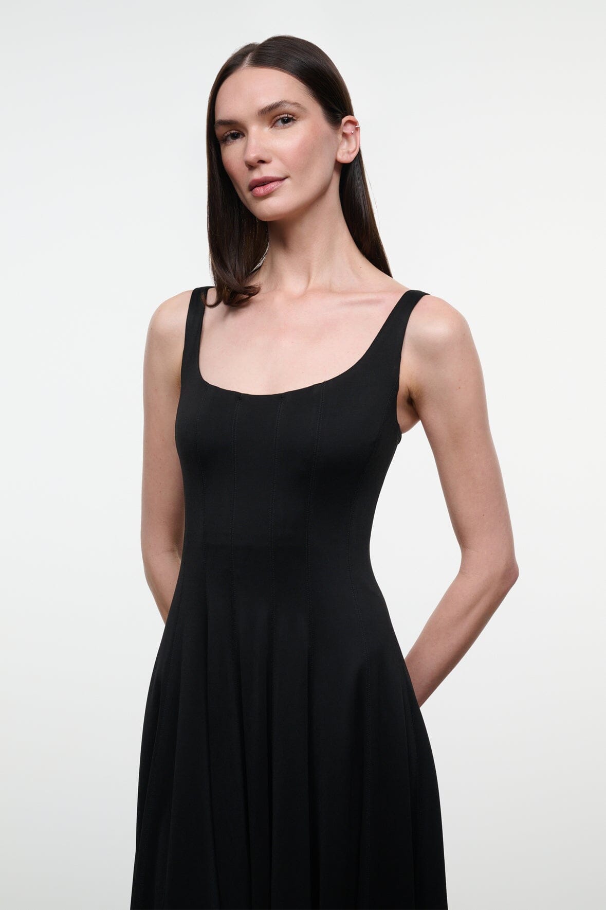 Wells Jersey Dress | Black — 2