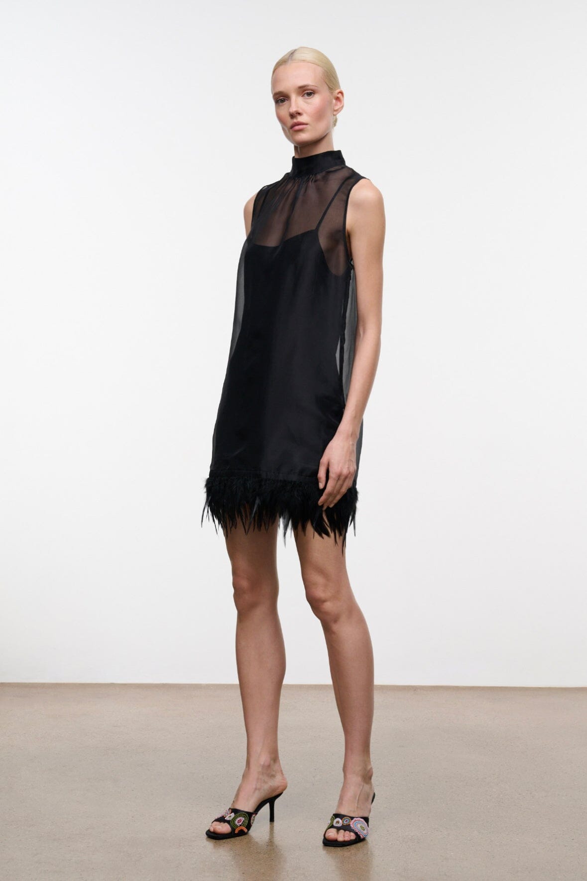 Albee Mini Dress | Black — 3