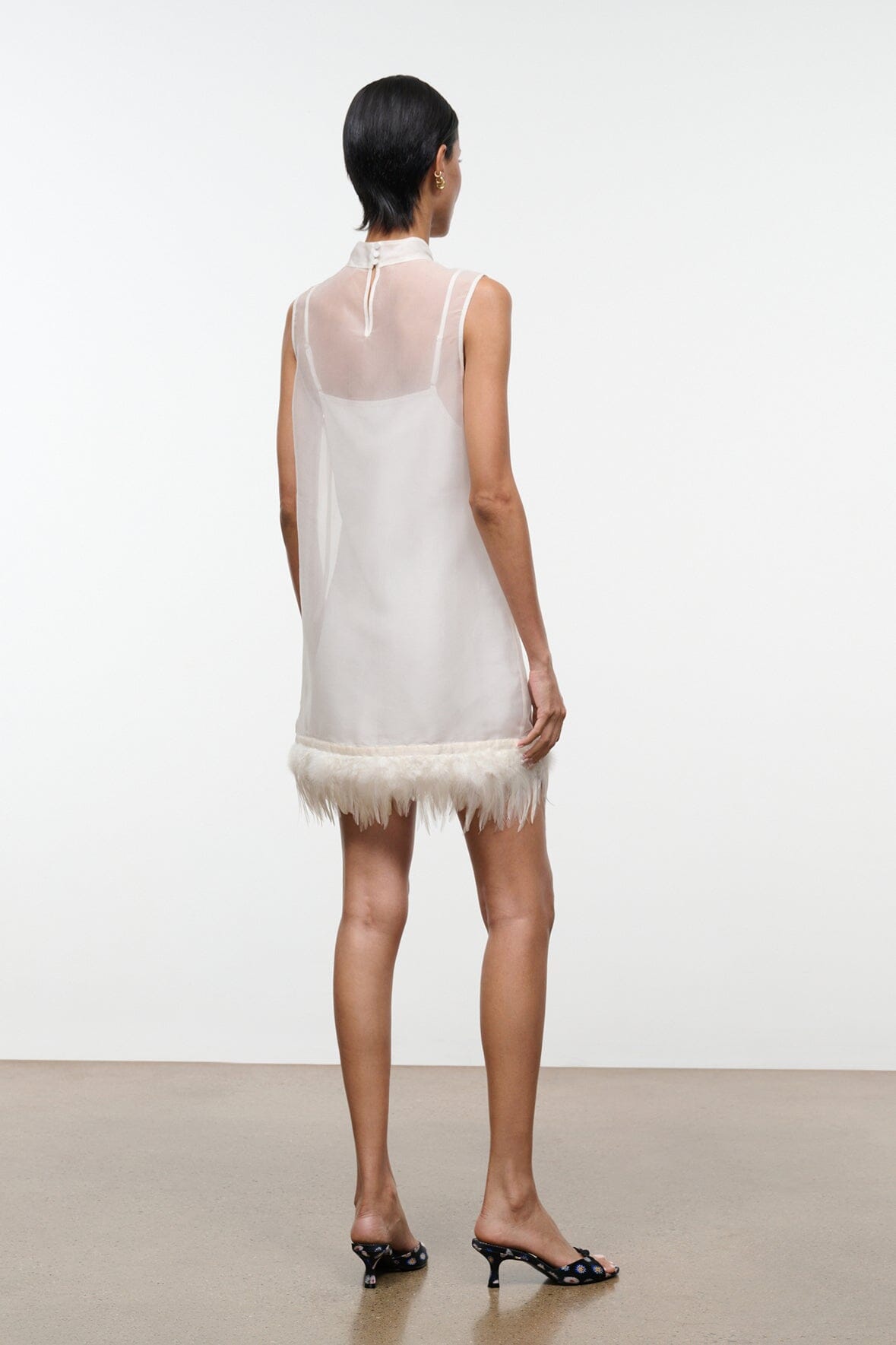 Albee Mini Dress | Ivory — 4