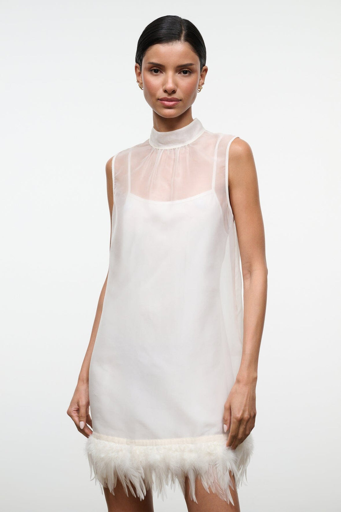 Albee Mini Dress | Ivory — 1