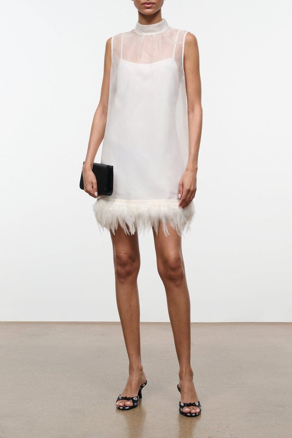 Albee Mini Dress | Ivory — 1
