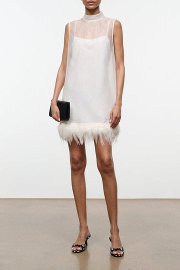 Albee Mini Dress | Ivory — 1