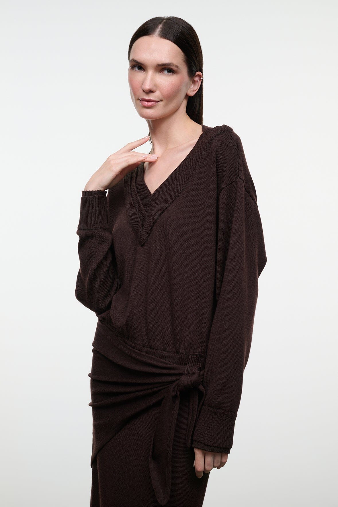 Norman Sweater Dress | Dark Oak — 4