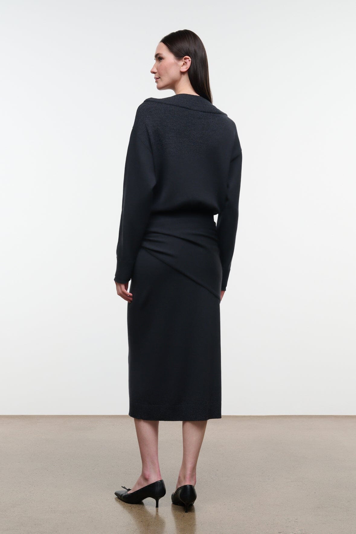 Norman Sweater Dress | Smoke — 4