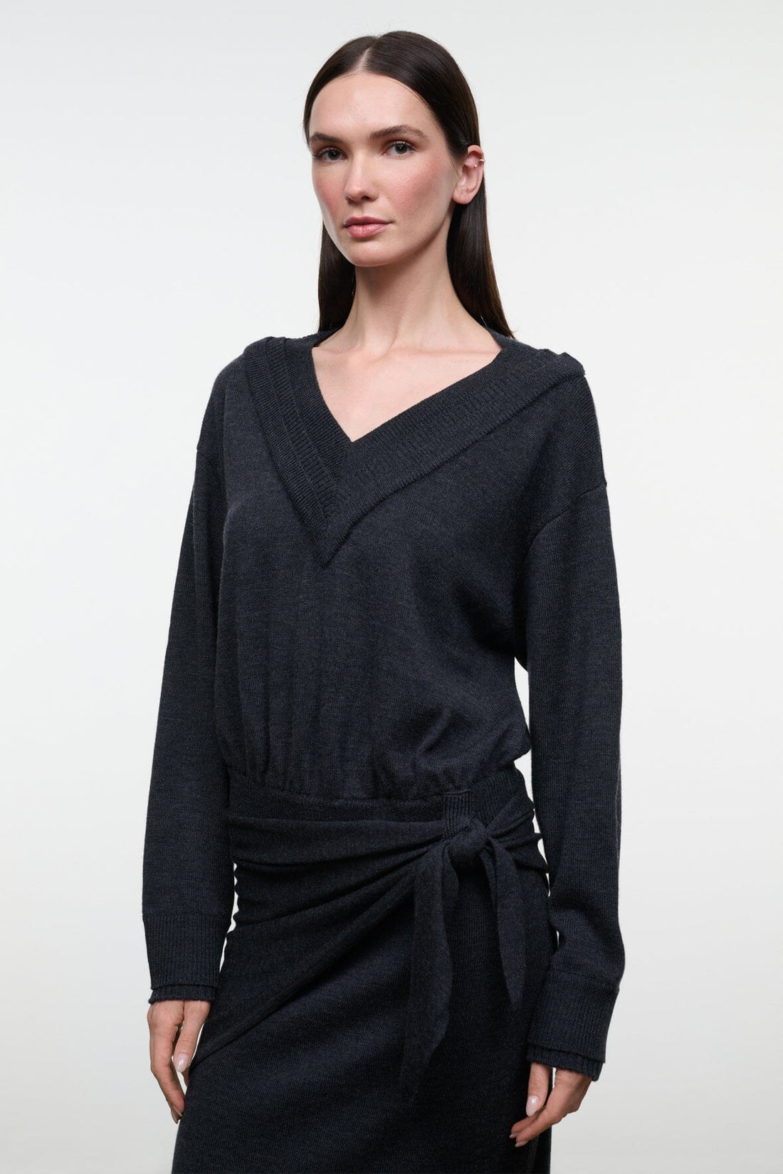 Norman Sweater Dress | Smoke — 1