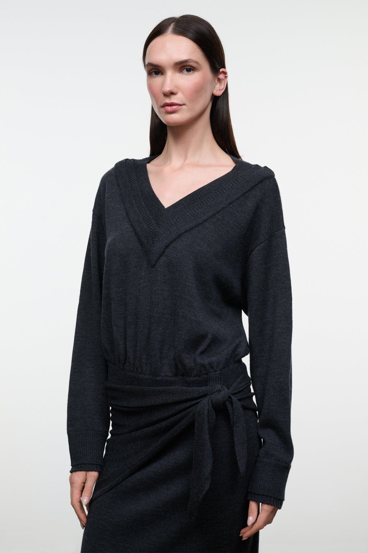 Norman Sweater Dress | Smoke — 2