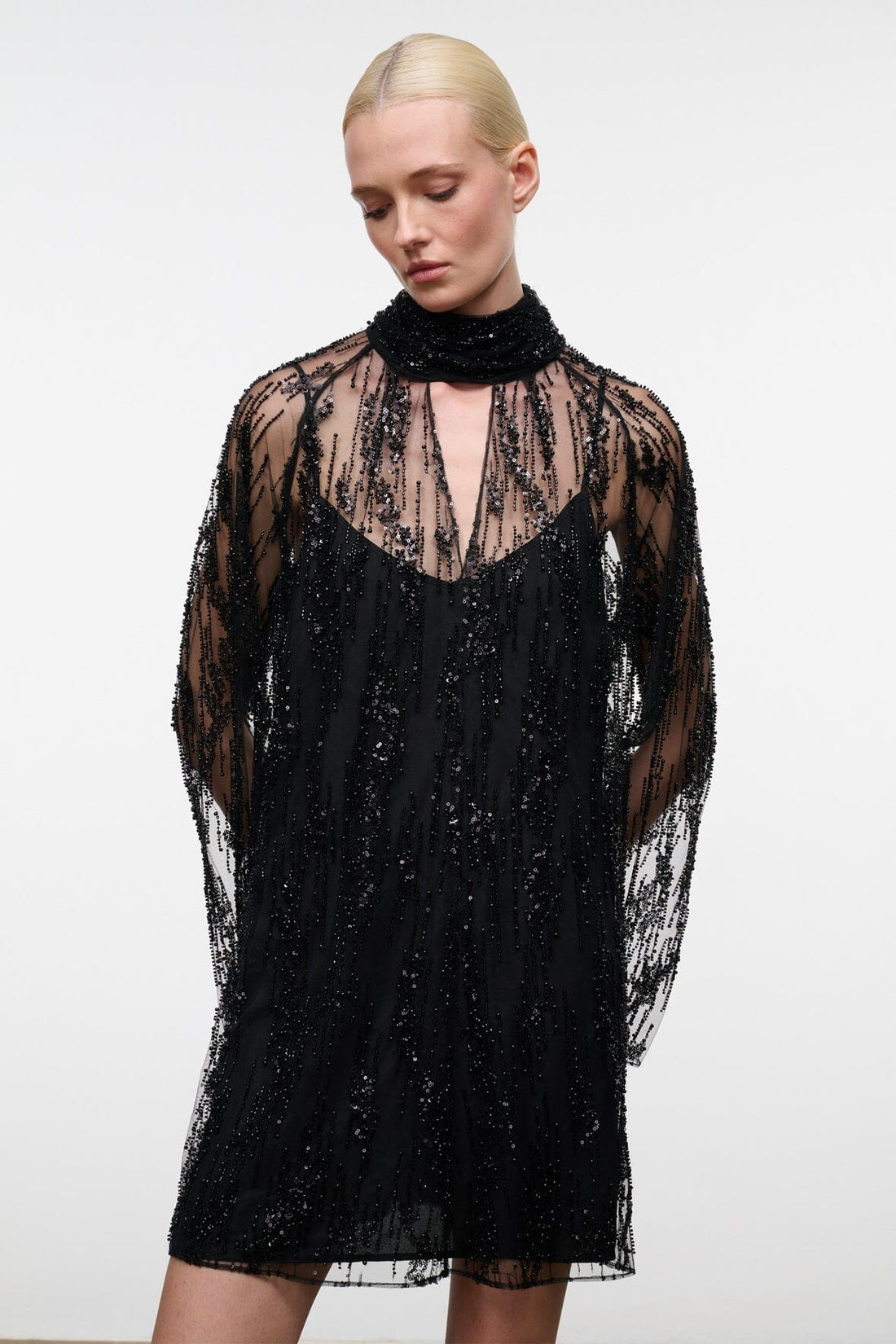 Esther Mini Dress | Black — 1