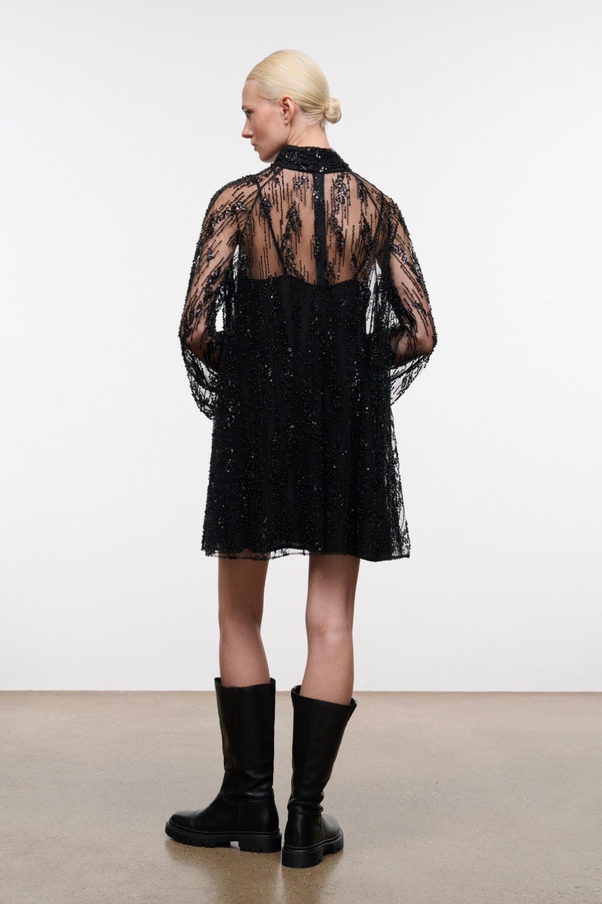 Esther Mini Dress | Black — 3