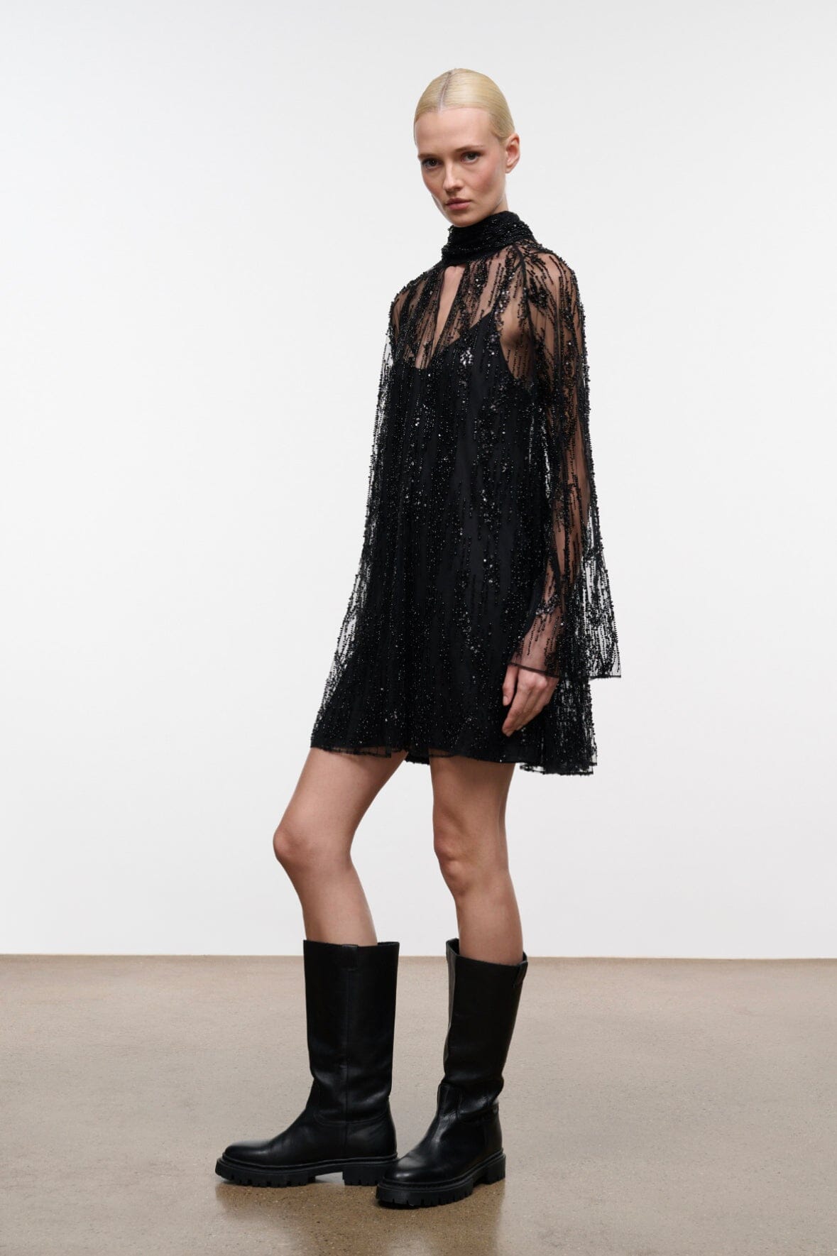 Esther Mini Dress | Black — 5