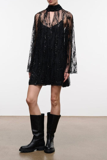 Esther Mini Dress | Black — 1