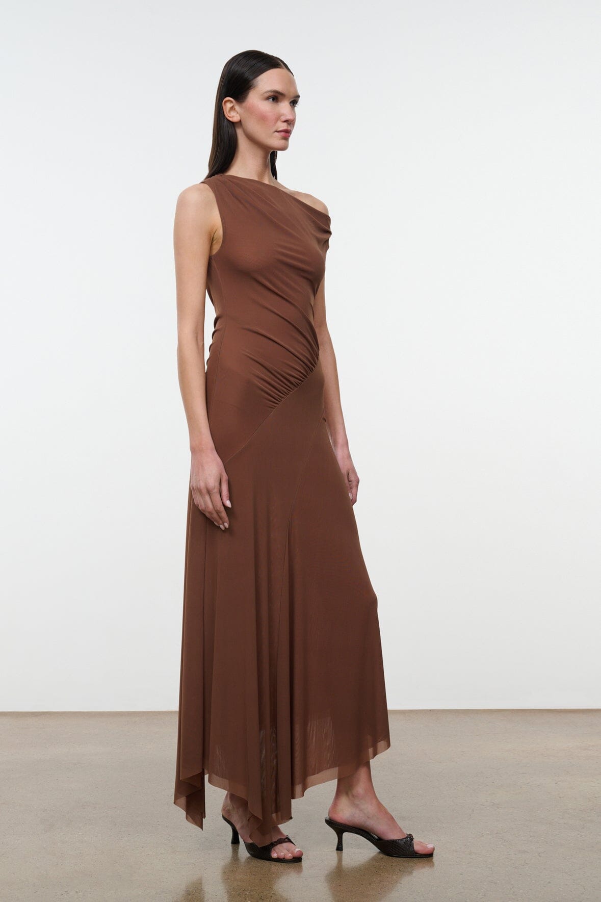 Amaris Dress | Cigar — 2