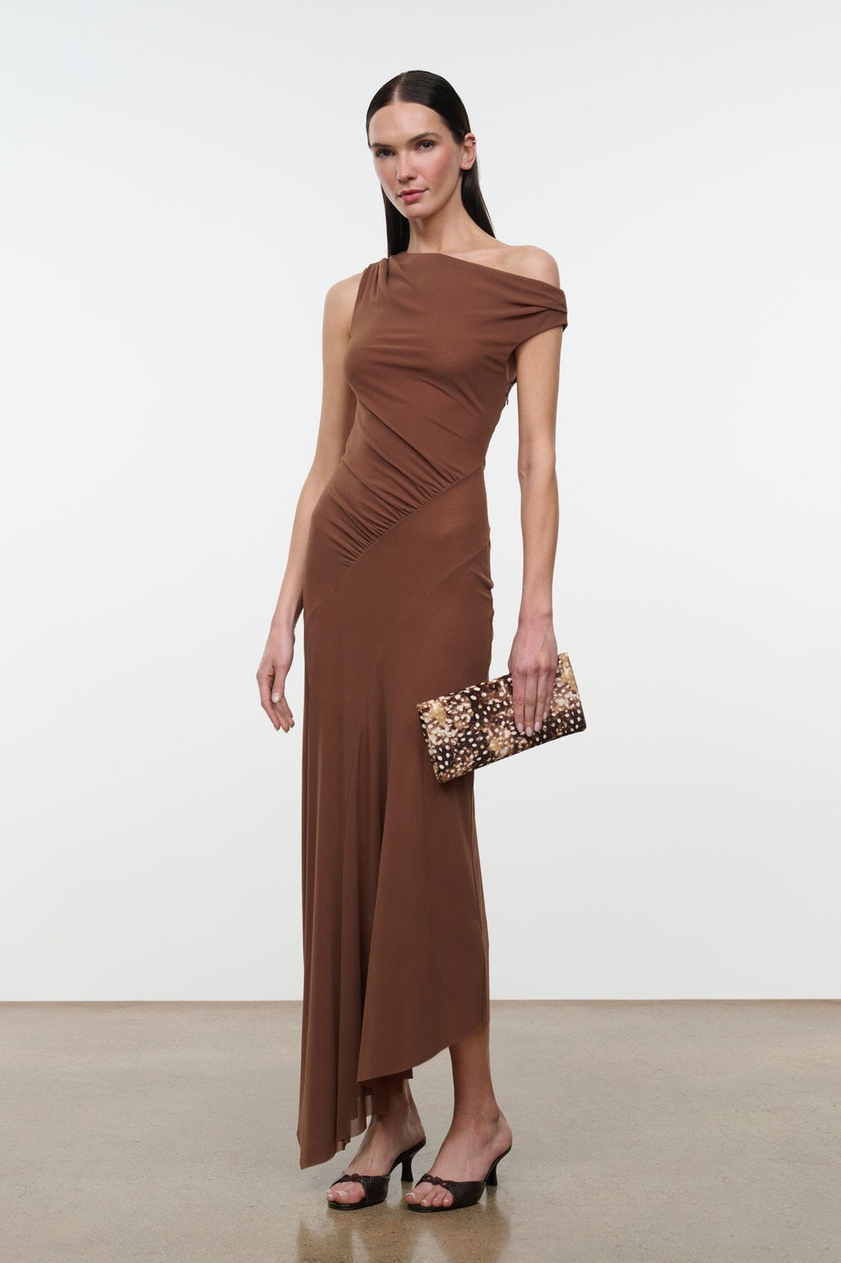Amaris Dress | Cigar — 5