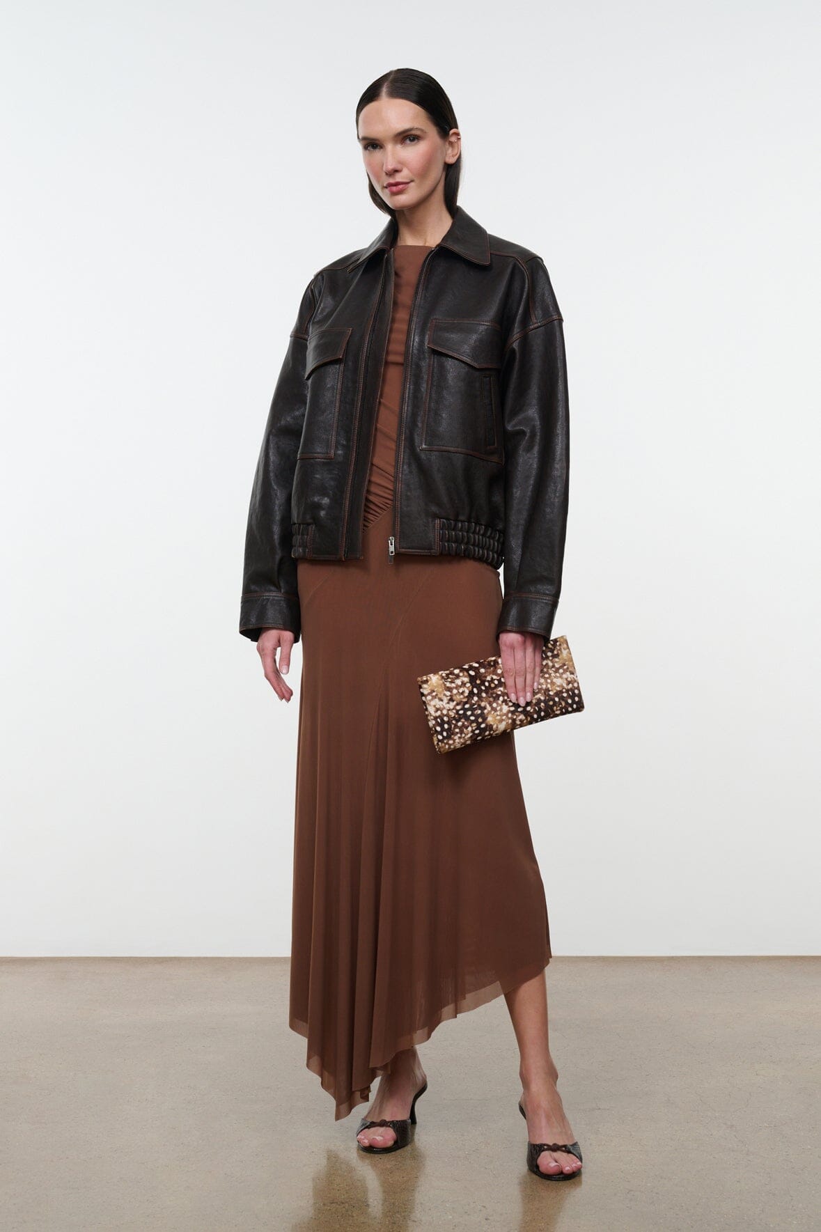 Amaris Dress | Cigar — 6