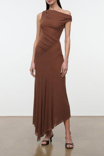 Amaris Dress | Cigar — 1
