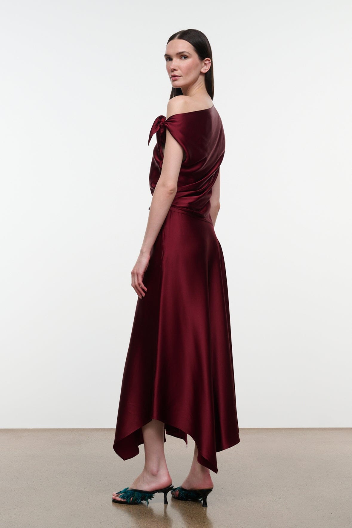Portia Silk Dress | Carmino — 5