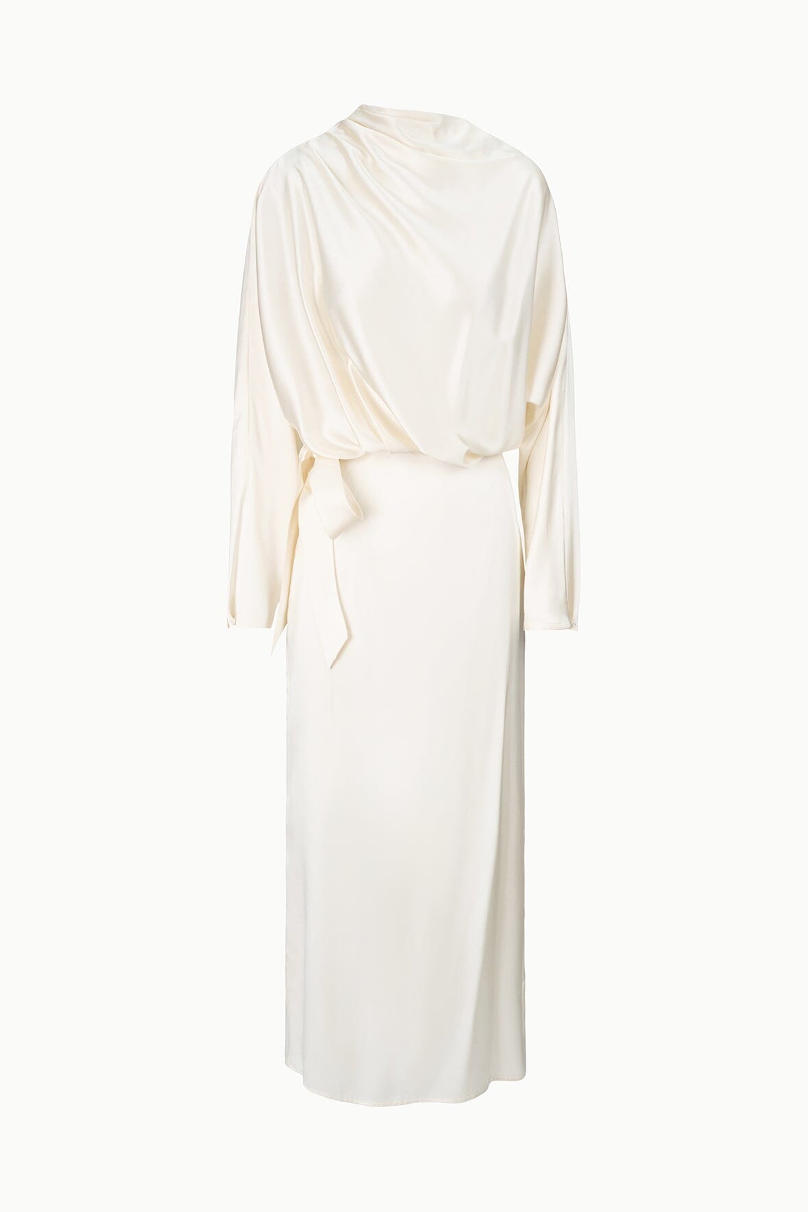 Phoebe Silk Dress | Ivory — 7