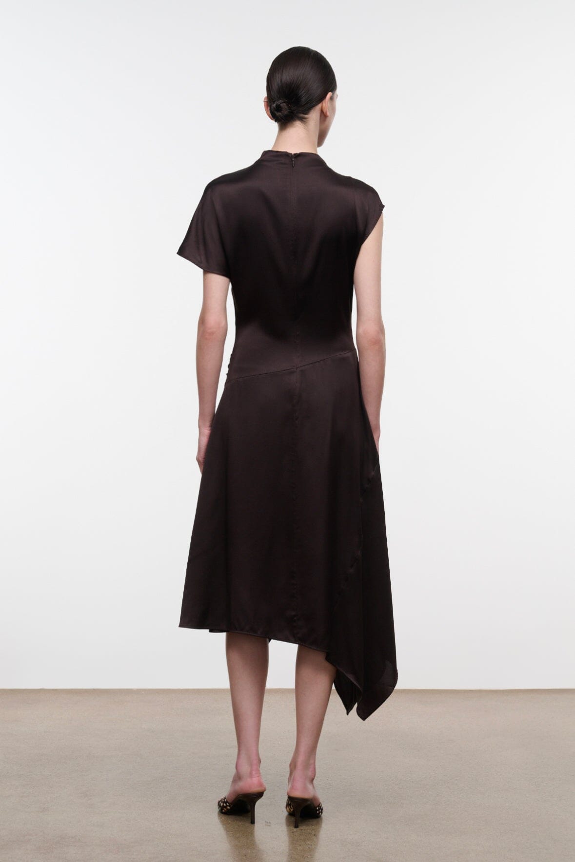 Davina Silk Dress | Earth — 3