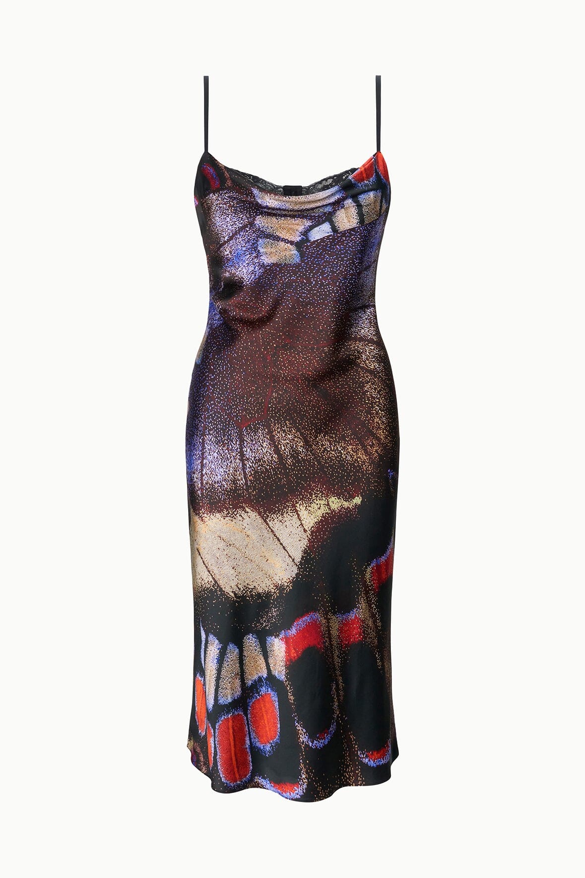 Evangeline Silk Dress | Butterfly Fuchsia — 7